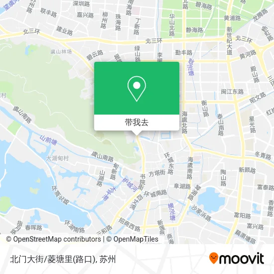 北门大街/菱塘里(路口)地图
