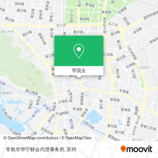 常熟市华宁财会代理事务所地图