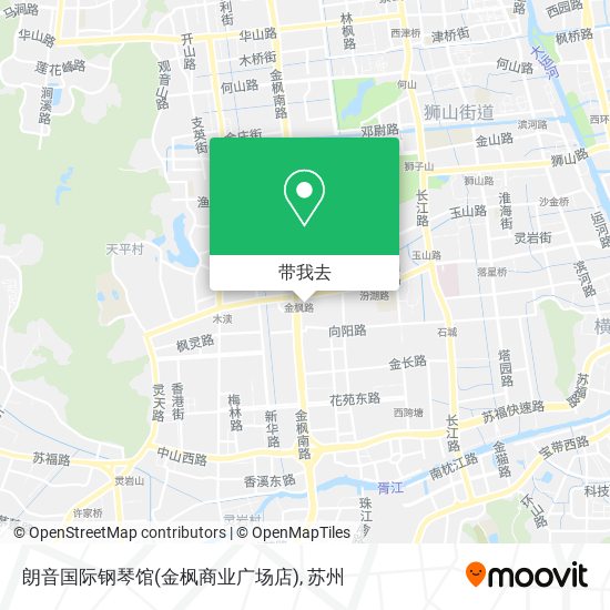 朗音国际钢琴馆(金枫商业广场店)地图