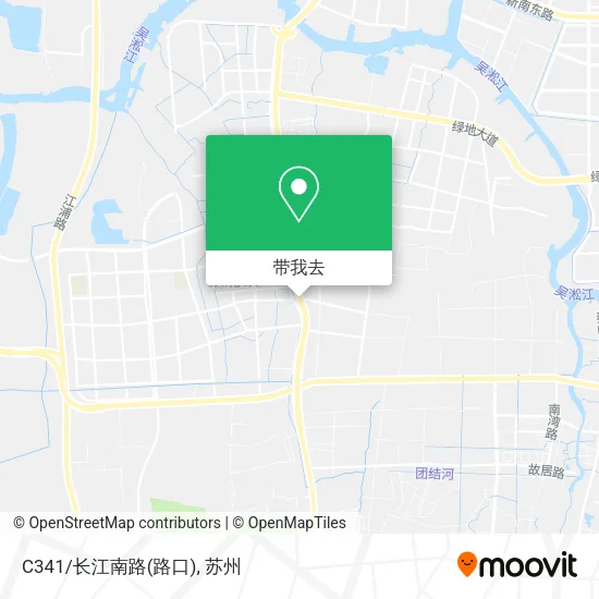 C341/长江南路(路口)地图
