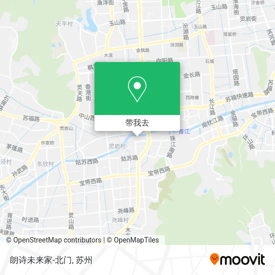 朗诗未来家-北门地图