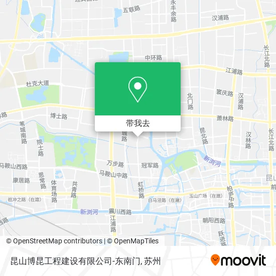 昆山博昆工程建设有限公司-东南门地图