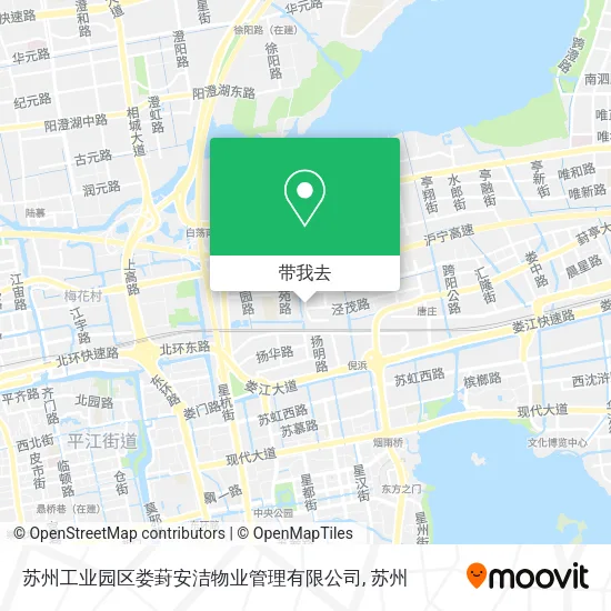苏州工业园区娄葑安洁物业管理有限公司地图