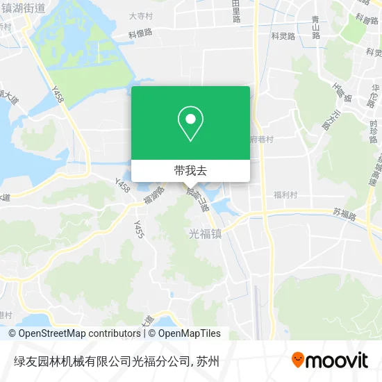 绿友园林机械有限公司光福分公司地图