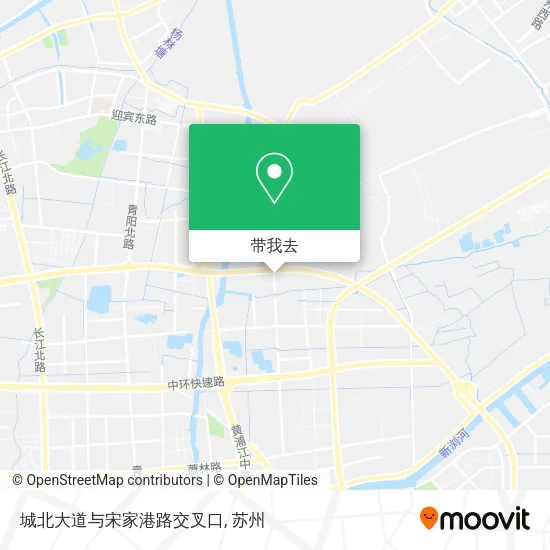 城北大道与宋家港路交叉口地图