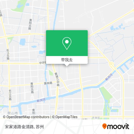 宋家港路金清路地图