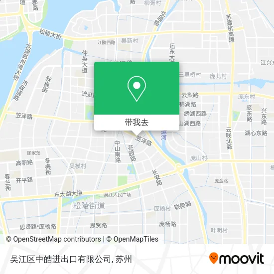 吴江区中皓进出口有限公司地图