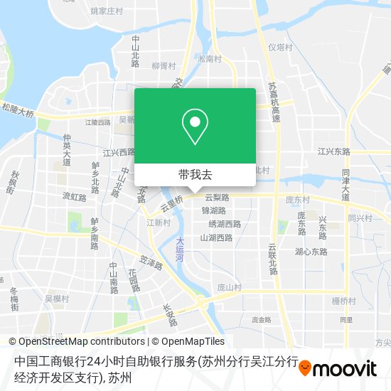 中国工商银行24小时自助银行服务(苏州分行吴江分行经济开发区支行)地图