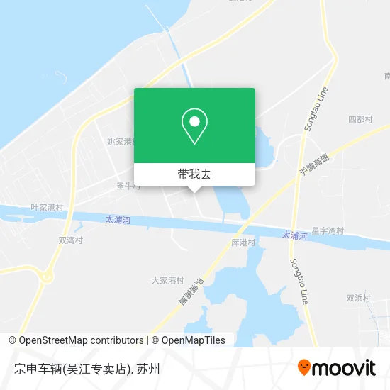 宗申车辆(吴江专卖店)地图