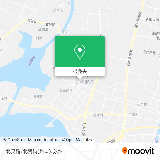 北灵路/北贸街(路口)地图