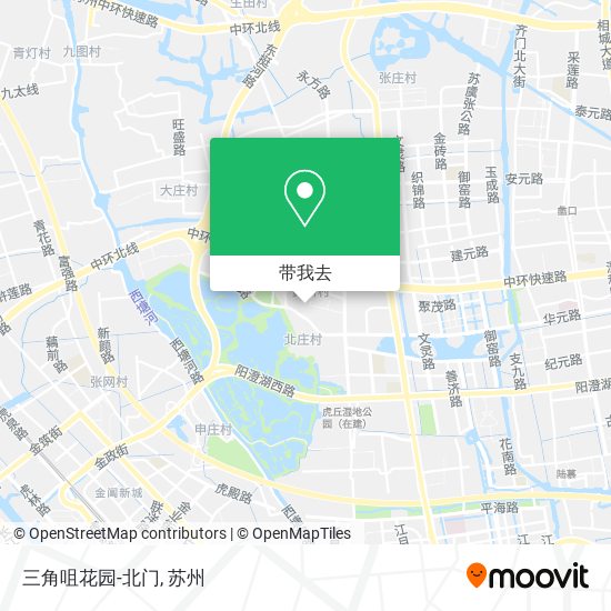 三角咀花园-北门地图
