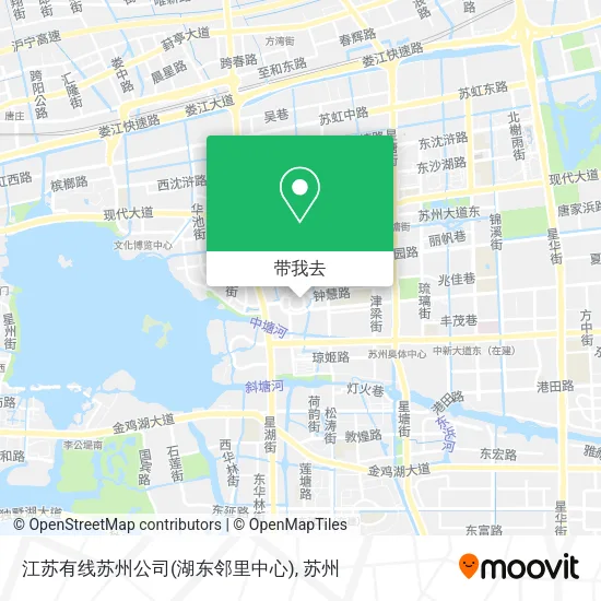 江苏有线苏州公司(湖东邻里中心)地图