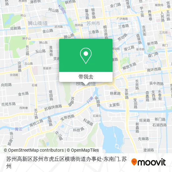 苏州高新区苏州市虎丘区横塘街道办事处-东南门地图