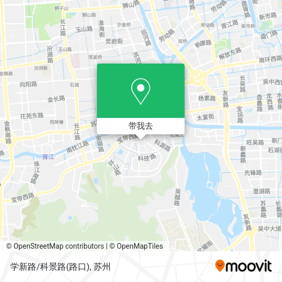 学新路/科景路(路口)地图