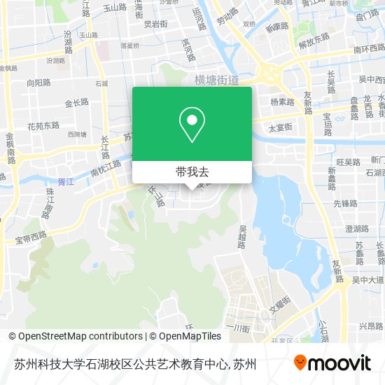 苏州科技大学石湖校区公共艺术教育中心地图