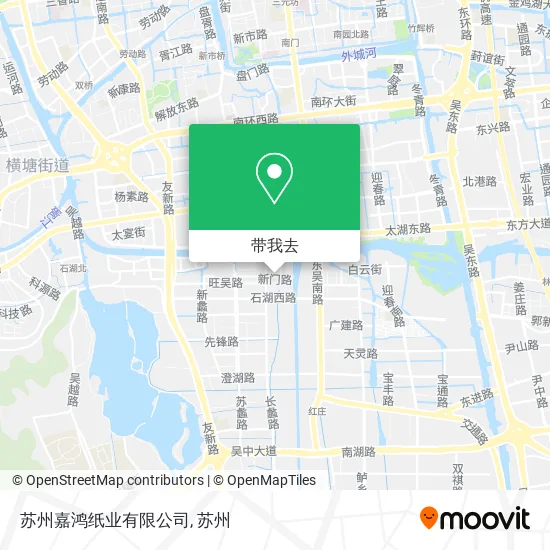 苏州嘉鸿纸业有限公司地图
