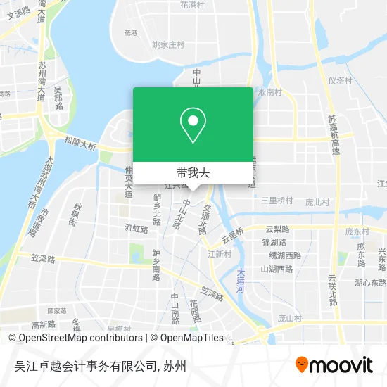 吴江卓越会计事务有限公司地图