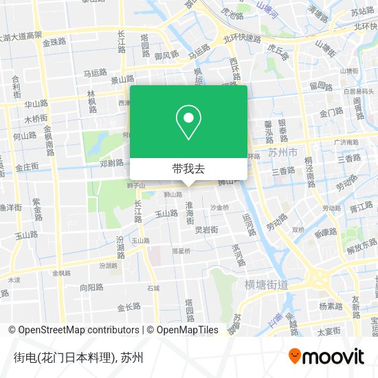 街电(花门日本料理)地图