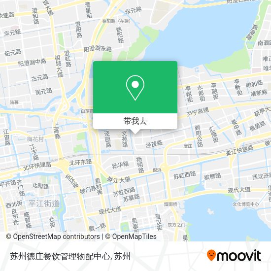 苏州德庄餐饮管理物配中心地图