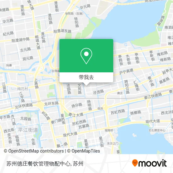 苏州德庄餐饮管理物配中心地图