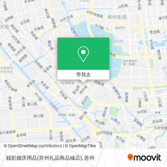 靓彩婚庆用品(苏州礼品商品城店)地图