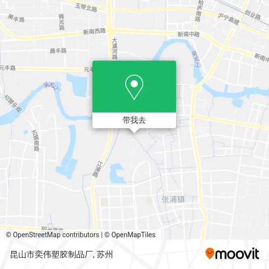 昆山市奕伟塑胶制品厂地图