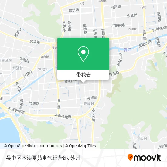 吴中区木渎夏茹电气经营部地图