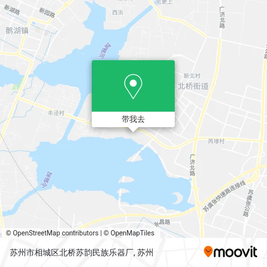 苏州市相城区北桥苏韵民族乐器厂地图