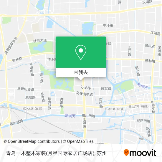 青岛一木整木家装(月星国际家居广场店)地图