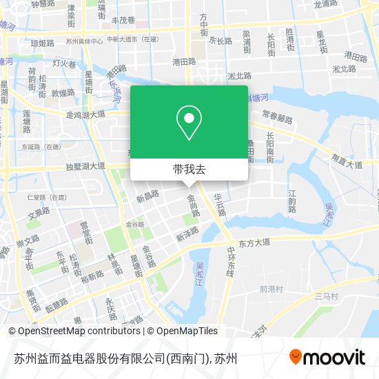 苏州益而益电器股份有限公司(西南门)地图