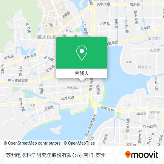 苏州电器科学研究院股份有限公司-南门地图