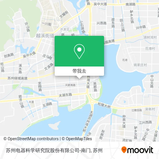 苏州电器科学研究院股份有限公司-南门地图