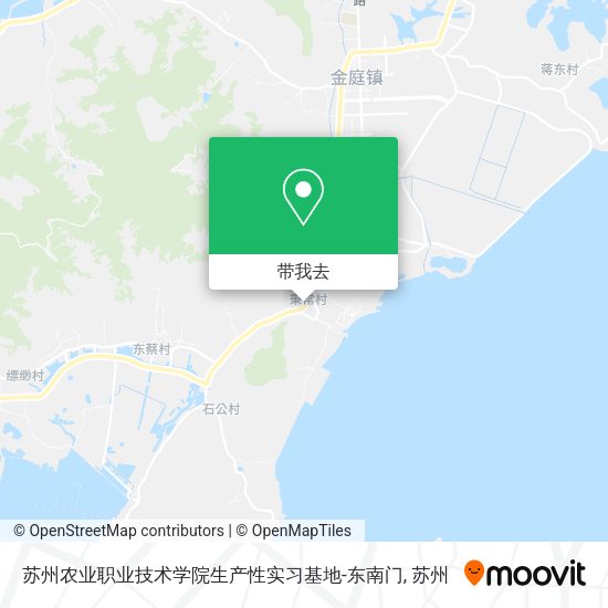 苏州农业职业技术学院生产性实习基地-东南门地图