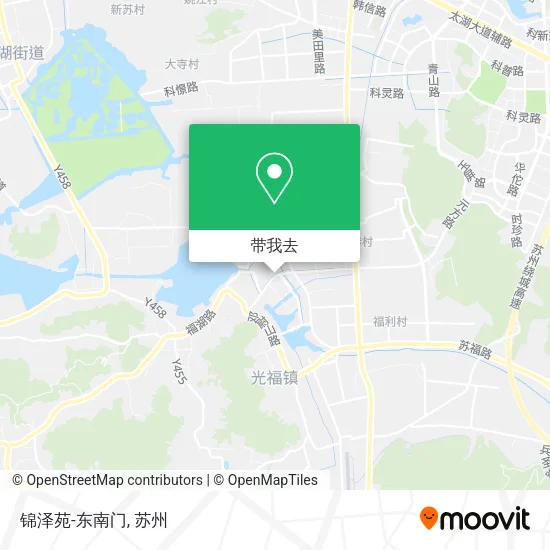 锦泽苑-东南门地图