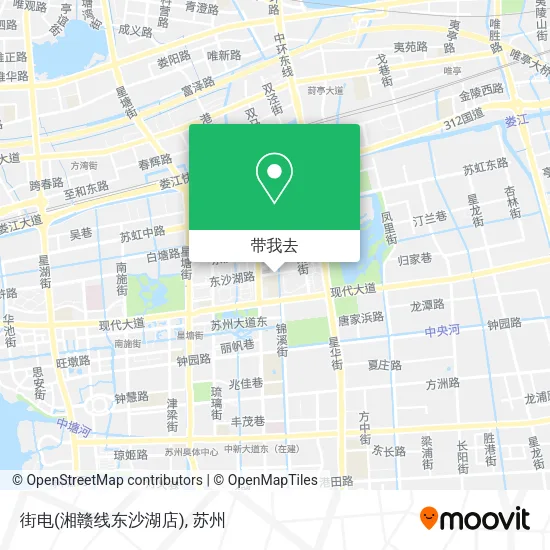 街电(湘赣线东沙湖店)地图