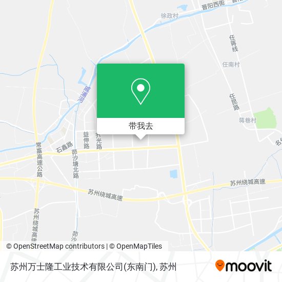 苏州万士隆工业技术有限公司(东南门)地图