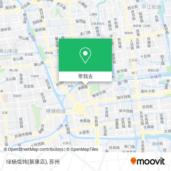 绿杨馄饨(新康店)地图