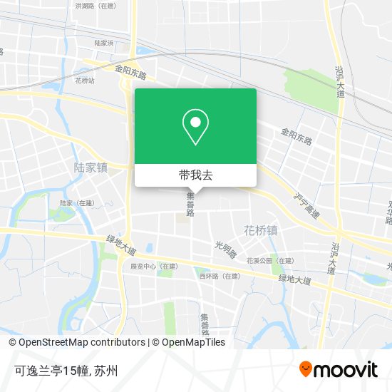可逸兰亭15幢地图