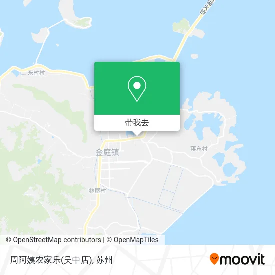 周阿姨农家乐(吴中店)地图