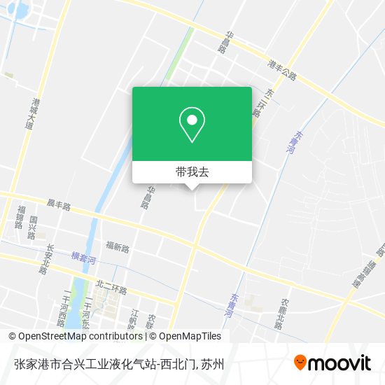 张家港市合兴工业液化气站-西北门地图