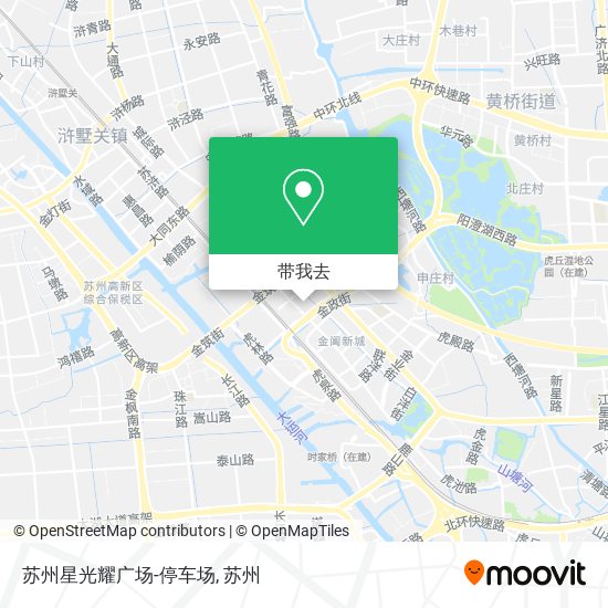 苏州星光耀广场-停车场地图