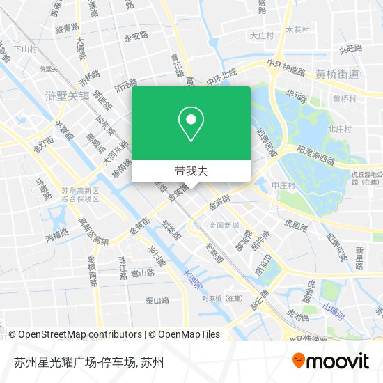 苏州星光耀广场-停车场地图
