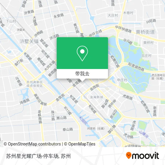 苏州星光耀广场-停车场地图
