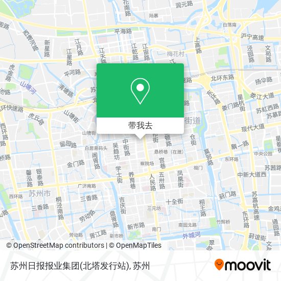 苏州日报报业集团(北塔发行站)地图