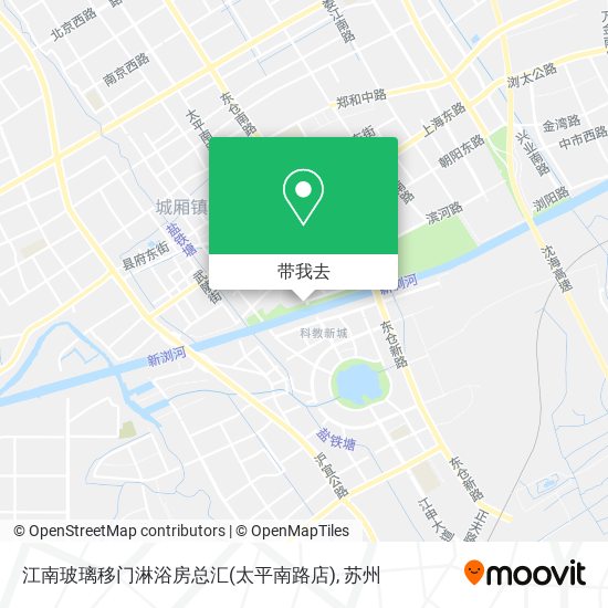 江南玻璃移门淋浴房总汇(太平南路店)地图