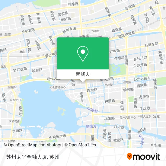苏州太平金融大厦地图