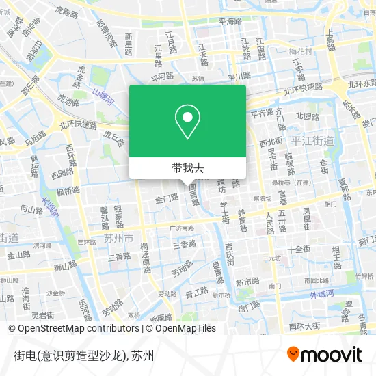 街电(意识剪造型沙龙)地图