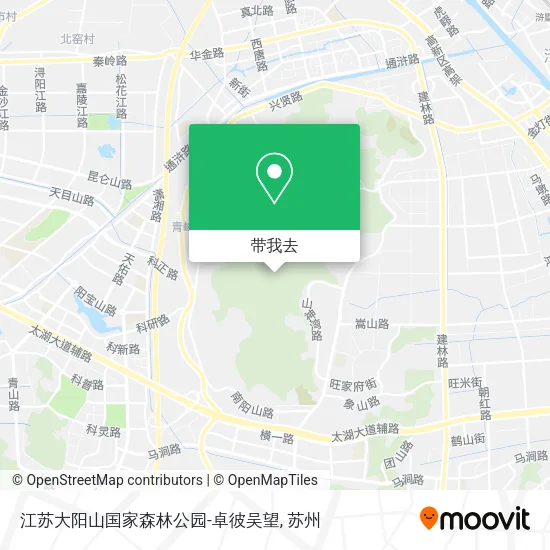 江苏大阳山国家森林公园-卓彼吴望地图