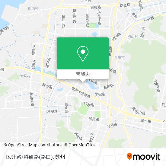 以升路/科研路(路口)地图
