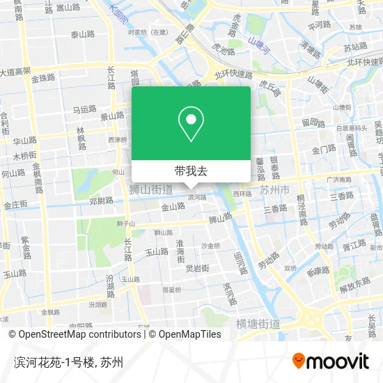 滨河花苑-1号楼地图